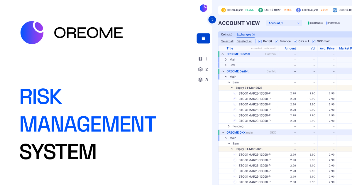 OREOME | Risk Management System for crypto options